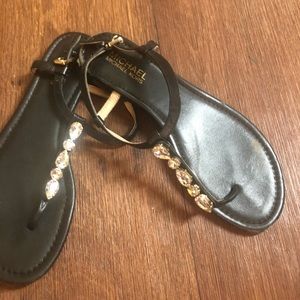 Black Michael Kors sandals